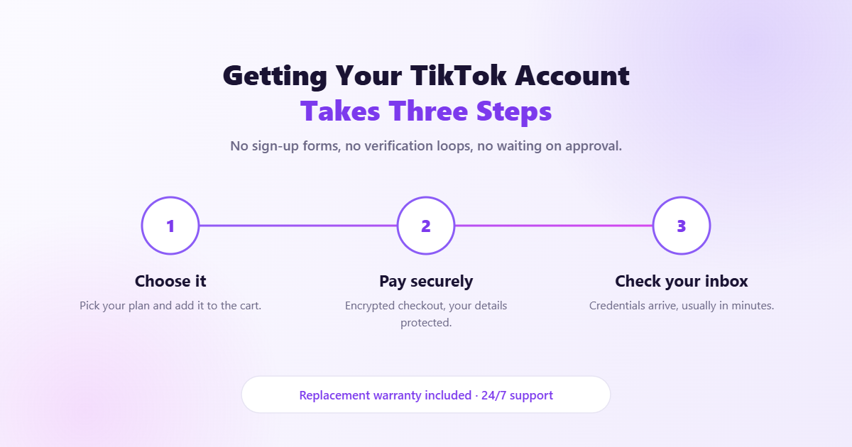 How to get your TikTok account from CloudPannel in three steps